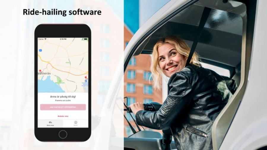 Digital beställningstrafik för taxitjänster och smart kollektivtrafik